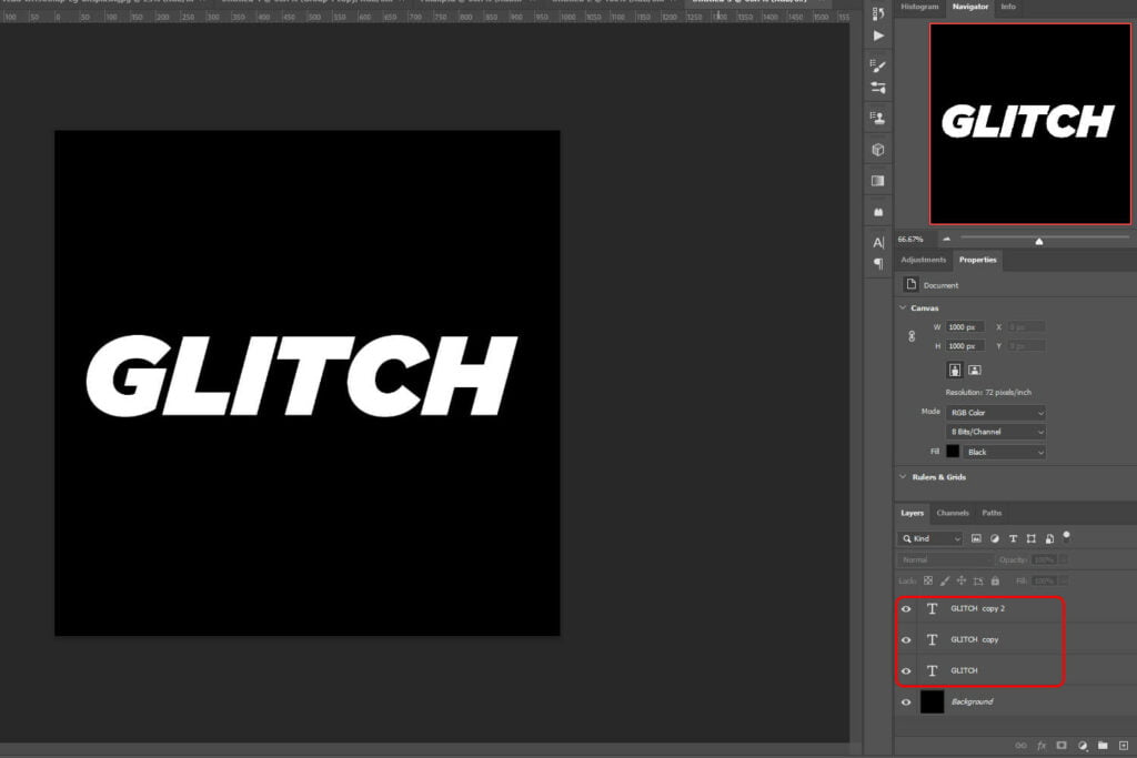 Glitch Text Effect