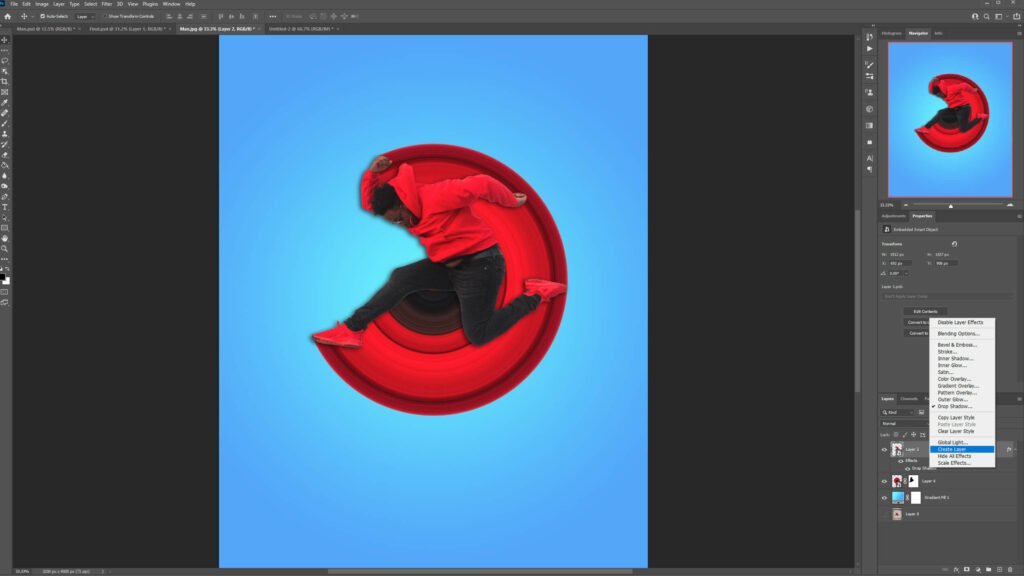 How to Create a Circular Pixel Stretch In Photoshop