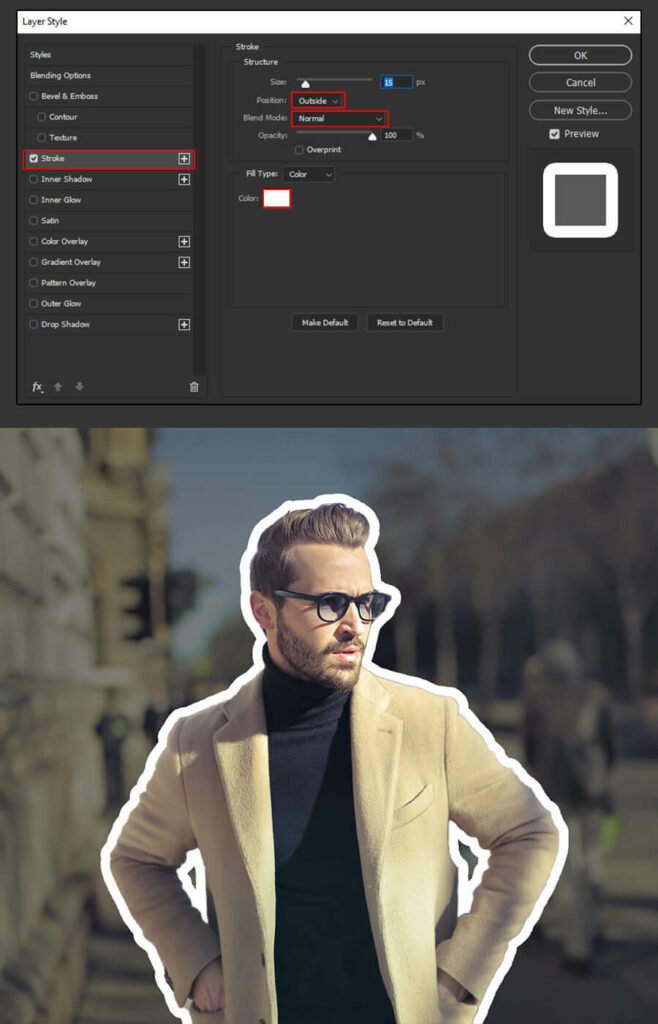 How To Outline A Picture In Photoshop In 1 Minute - Mypstips