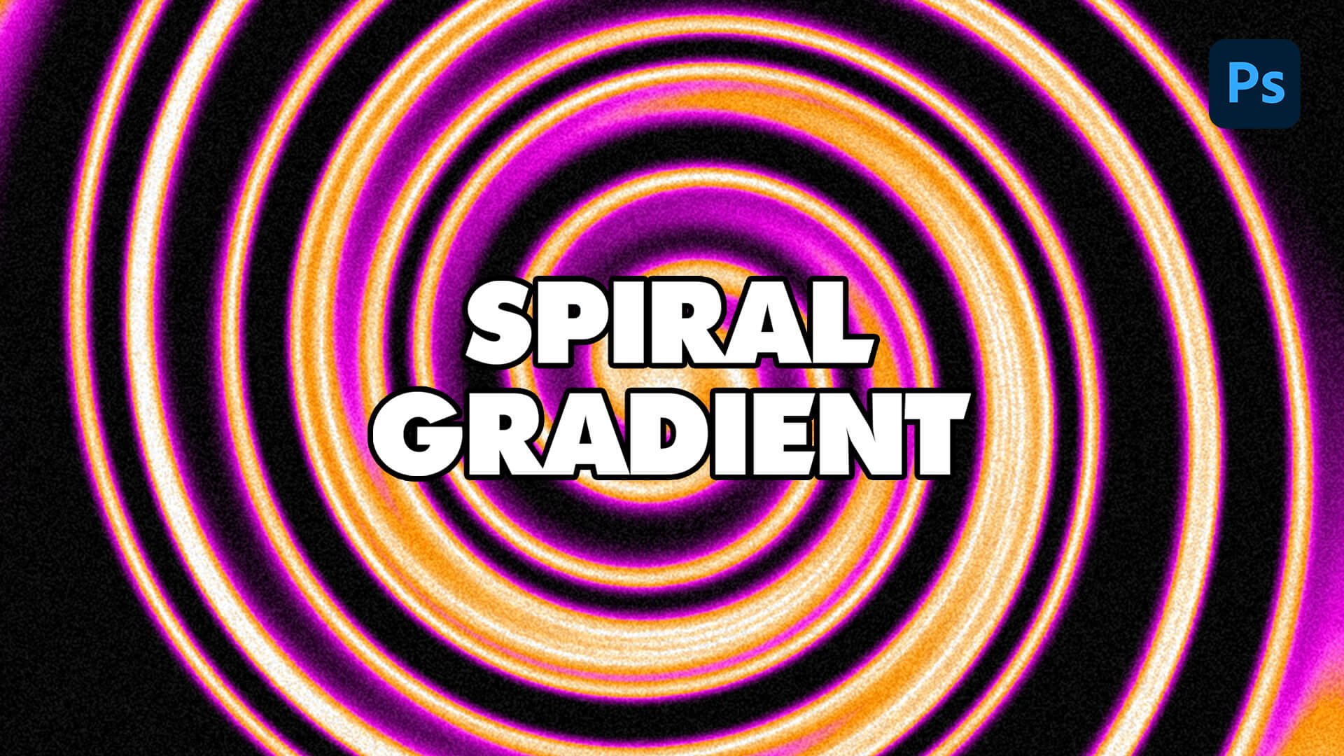 How to Create Spiral Gradient in Photoshop