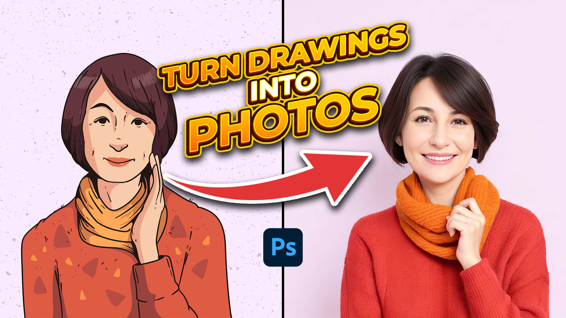 Turn your Drawings into PHOTOS with Photoshop BETA and Generative Fill ...