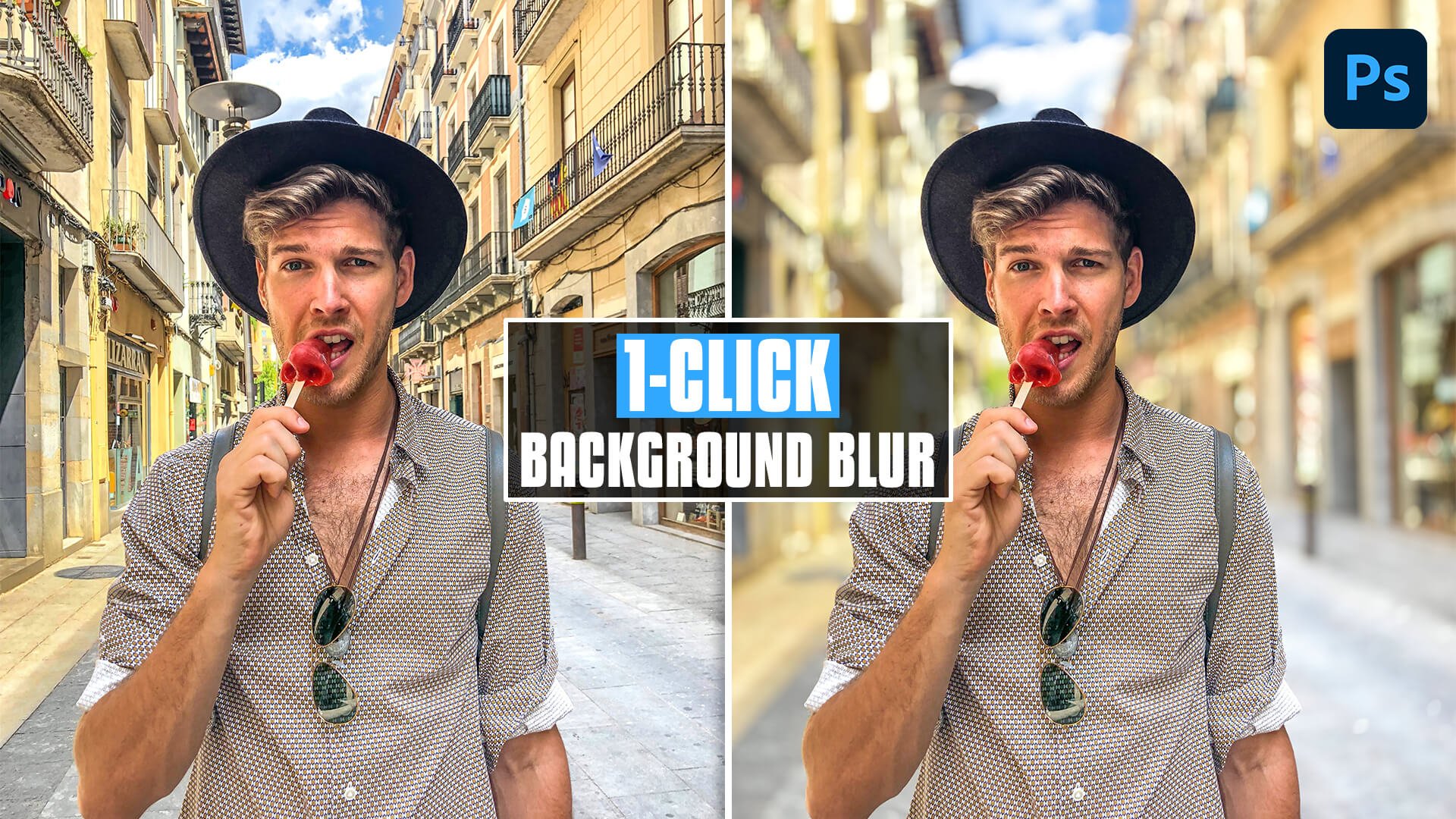 How to Blur Background in Photoshop using the New AI-Powered Lens Blur.